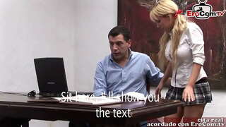 Spānijas big tits milf fuck darbā