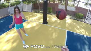 POVD Sexy Basketbal Chick Naai