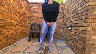 Chubby tit bouzen andedan kay la epi deyò pissing compilation | mouye ak sal