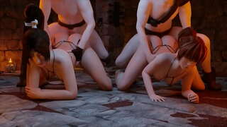 ���-၁၈|နေ့စဉ် SFM&amp;amp;ဖျော် ၃D ညမ်းကြီးတွေပူပြင်း Tits