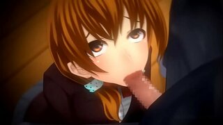 Busty hentai cutie masuso sa manok ug sa pagkuha giiyot sa hugot nga pussy